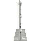  Ogledalo za Toalet Pravokutni Betonski sivi 80 x 55 x 18 cm | shoptok.hr