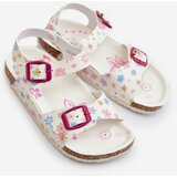 EVENTO Children's Sandals with Flowers and Buckles White Memoria | Shoptok.si