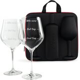  Komplet za vino z dvema kozarcema – Who cares - diVinto - Baby shower - Božič - Poroka | Shoptok.si