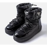 Gemre Black patent snow boots with elastic Calogero | shoptok.hr