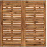  Stol za večeru u vrtu Prirodna i kava 80 x 80,5 x 75 cm | shoptok.hr