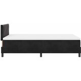  LED Box Spring Krevet s LED trakama Crna 120 x 200 cm Baršun | Shoptok.si