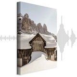  Slika - Winter in the Dolomites (1 Part) Vertical 80x120 Akustična | shoptok.hr