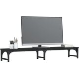 Stalak za monitor crni 105 x 23 x 15,5 cm od konstruiranog drva | shoptok.hr