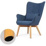 Sofotel Norse stolica s naslonom i osloncem za noge, tamno plava | shoptok.hr