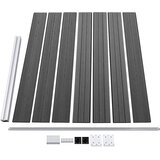  Set panela za ogradu WPC 699 x 146 cm crni | shoptok.hr