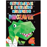 Učila Dinozaver - ustvarjanje s svetlečimi nalepkami