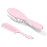BabyOno Četka i češalj za kosu-supersoft, roza | shoptok.hr