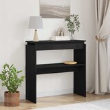  Konzolna stolica Crni hrast 80 x 30 x 80 cm Konstruirano drvo | shoptok.hr