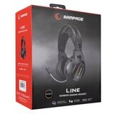  Slušalice sa mikrofonom gaming RAMPAGE RM-K71 LINE black, 3,5 mm + USB, Rainbow Iluminated, PC/PS4/XBOX | Eponuda.ba