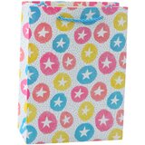 GIFT Bag Hearts Stars Dots Stripes Colored 23 x 18 x 10.5 cm | shoptok.hr