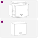  Ormar za zid u garaži Maslinovo zelena 60 x 40 x 53 cm | shoptok.hr