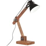  Industrijska namizna svetilka črna okrogla 58x18x90 cm E27, (20618325) | Shoptok.si