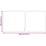  Tepih trkač Antracit 80 x 300 cm tkanina | shoptok.hr