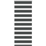 vidaXL Zavjesa zebra crna 55x150 cm širina tkanine 50,9 cm poliester Cijene