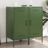 vidaXL Komoda 2 kosa olivno zelena 36x39x79 cm hladno valjano jeklo Cene