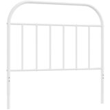 Maison Chic kovinsko posteljno vzglavje - vzglavna omarica - nočna omarica belo 100 cm, (21704981) Cene