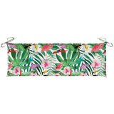  Jastuk za vrtnu klupu višebojni 150 x 50 x 7 cm tkanina Oxford | shoptok.hr