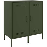  The Living Store Komoda 2 kosa olivno zelena 36x39x79 cm hladno valjano jeklo - Komoda, (21496448) | Shoptok.si