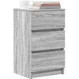  Noćni ormarić s 3 ladice sivi sonoma 39x35x65 cm | shoptok.hr