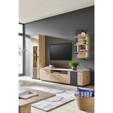 Hom`in komoda, antracit, barve hrasta | Shoptok.si