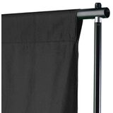 vidaXL Ozadje iz bombaža črno 500x300 cm, (20708421) | Shoptok.si