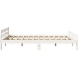 vidaXL okvir kreveta bez madraca bijeli 140 x 190 cm masivna borovina | shoptok.hr