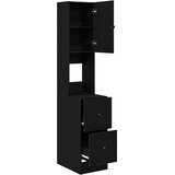  Kuhinjski bufet s ladicama Crni hrast 32 x 50 x 180 cm | shoptok.hr