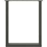 vidaXL Noge stolića za kavu U-oblika 2 kom antracit 70x(72-73)cm čelik | shoptok.hr
