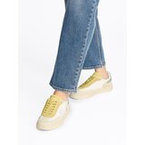 Tommy Hilfiger Nizke superge 'HERITAGE' bež / gorčica / žad / bela | Shoptok.si