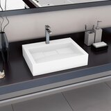 vidaXL umivalnik 60x38x11 cm liti mineral/ liti marmor bel Cene