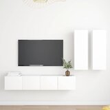  4-dijelni set TV ormarića bijeli od konstruiranog drva | shoptok.hr