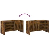  Ormar za ploče s policom Dimljeni hrast 78.5 x 35 x 45 cm | shoptok.hr