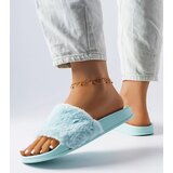 Gemre Blue flip-flops with fur Raffaele | shoptok.hr