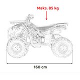 Quad na benzin 120CC DISCOVERER - narančasti | Shoptok.si