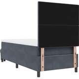  s opruga kutije Tamno siva 190 x 90 cm Baršun | shoptok.hr
