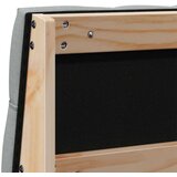vidaXL Tapecirani uzglavlje Svijetlo siva 120 cm Čvrsto borovo drvo | shoptok.hr