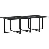  13dijelni vrtni blagovaonski set s jastucima crni od tekstilena | shoptok.hr
