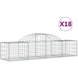  Lučne gabionske košare 18 kom 200x50x40/60 cm pocinčano željezo | Eponuda.ba