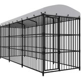 Vanjski kavez za pse s krovom 450 x 150 x 210 cm | shoptok.hr