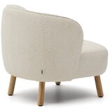 Kave Home Kremno bel fotelj iz tkanine bouclé Ulit – | Shoptok.si
