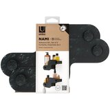 Umbra Mat črne plastične kopalni&amp;scaron;ke police v kompletu 2 ks z namestitvijo brez vrtanja Nami &amp;ndash; Slike
