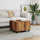  Stol za kavu staro drvo 60x60x38 cm konstruiranog drva | shoptok.hr
