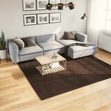  Srednje pahuljasti, mekana i periva prostirka HUARTE Smeđa 240 x 240 cm | Shoptok.si