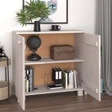  Komoda HAMAR bijela 85 x 35 x 80 cm od masivne borovine | Eponuda.com