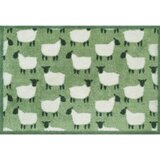 wash+dry PREDPRAŽNIK Flock green 60/85 cm potiskano zelena | Shoptok.si