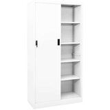 vidaXL uredski ormarić s kliznim vratima bijeli 90x40x180 cm čelični | shoptok.hr