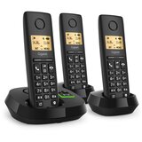 Gigaset PURE 100 AM Trio Analog /DECT telephone Caller ID Black | shoptok.hr