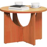  Klubska miza Voščeno rjava 50 x 50 x 35 cm Trdna borovina, (5000073338) | Shoptok.si