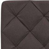  Postelja z vzmetnico temno rjava 180x200 cm blago, (21791494) | Shoptok.si